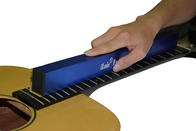 iLuiz Guitar Fret Leveling Sanding Beam Bass Guitar Leveler Leveling File Tool Luthier Tool 400 MM