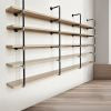 Industrial Hanging Pipe Shelf