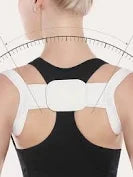 1pc White Back Straightener Corrector, Adult Men & Women Spine Correction Invisible Posture Correcting Clothes, Anti-humpback Belt