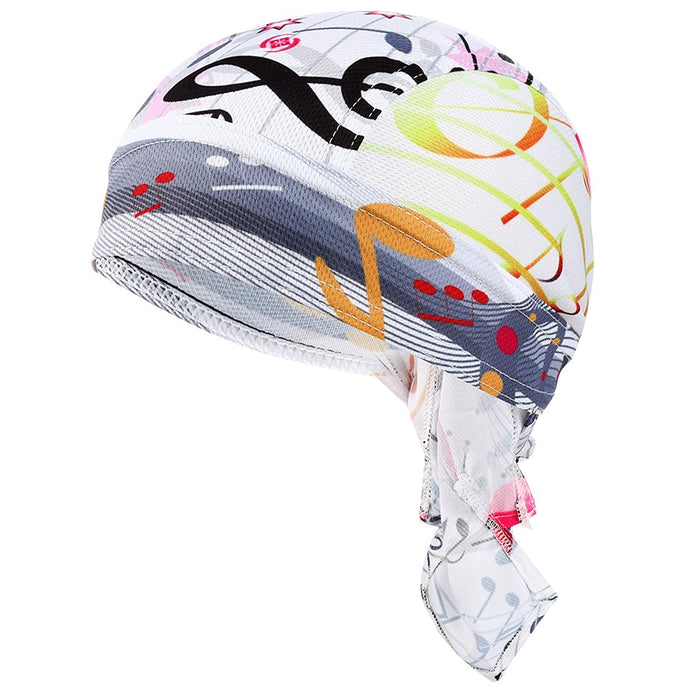Sweat Wicking Beanie Skull Cap Quick Dry Adjustable Cycling Hat Wrap Rag Men
