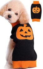 Charger l&#39;image dans la galerie, Pet Clothes The Halloween Pumpkin Cat Dog Sweater, Dog Knitwear, Dog Apparel, Pet Sweatshirt