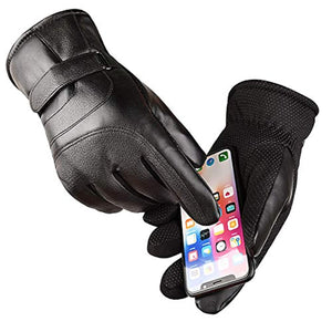 Touch Screen Winter Snow Gloves Waterproof & Windproof for Motorcycle,Cycling,Riding,Snow Sports, -20°F Cold Proof Cold Weather Gloves Warm Thermal Gloves for Men and Women Black