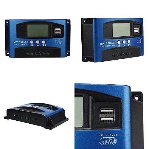 MPPT Solar Charge Controller with LCD Display,Multiple Load Control Modes