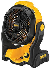 Charger l&#39;image dans la galerie, DEWALT 20V MAX* Cordless Fan, Portable, Multi Hanging, Up to 650 CFM Airflow, Tool Only (DCE512B)