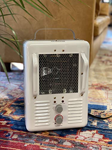 TPI Corporation 188TASA Fan Forced Portable Heater, Milk House Style Fan, 1500/1300W, 120V