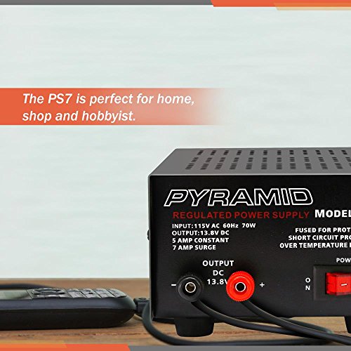 Pyramid PS7KX 5 Amplifier Power Supply, 8.80in. x 6.70in. x 5.00in.