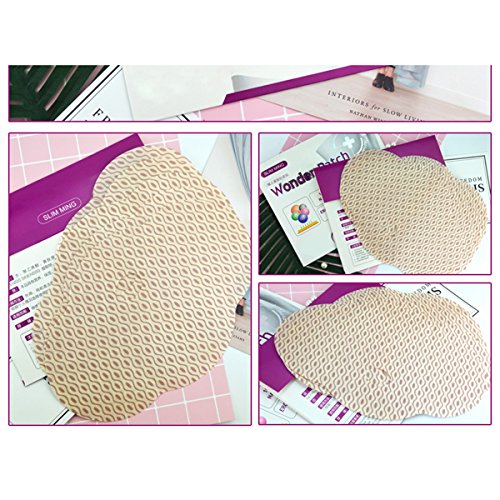 Healifty 5pcs Belly Slimming Patch Wonder Patch Weight Loss Fat Burning Patch (Random Color)