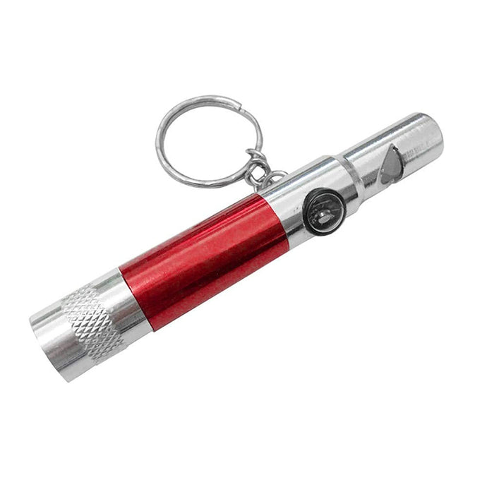 WUAI Mini LED Torch Flashlight, Whistle Light Keychain Tactical Flashlights Zoomable Outdoor Flashlights