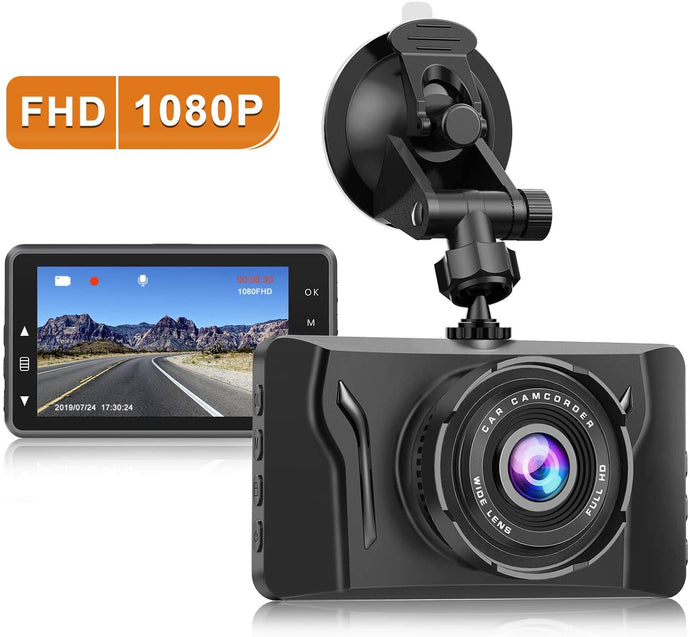 Dash Cam for Cars 1080P FHD Car Dash Camera CHORTAU 2020 New Version Car Camera Recorder 3.2Inch Screen Dashboard Camera with 170°Wide Angle, Super Night Version, WDR, Loop Recording, Parking Monitor