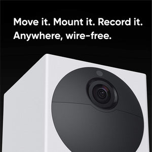 Wyze Cam Outdoor Add-on Camera, 1080p HD Indoor/Outdoor Wire-Free Smart Home Camera with Night Vision, 2-Way Audio, Works with Alexa & Google Assistant (Base Station Required)