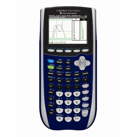 Texas Instruments TI-84 Plus C Silver Edition Graphing Calculator Dark Blue