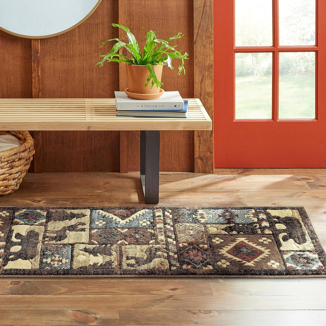 Home Dynamix Buffalo Bear Area Rug, 1'10