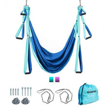 Charger l&#39;image dans la galerie, Swing Set Anti-Gravity Shaping Adjustable Yoga Belt-Blue