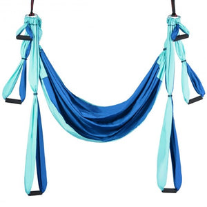 Swing Set Anti-Gravity Shaping Adjustable Yoga Belt-Blue