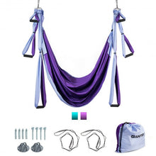 Cargar imagen en el visor de la galería, Swing Set Anti-Gravity Shaping Adjustable Yoga Belt-Purple