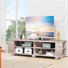 Cargar imagen en el visor de la galería, 59&quot; Console Storage Entertainment Media Wood TV Stand-Natural