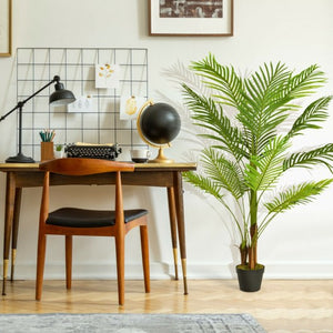 4.3 Ft Indoor Artificial Phoenix Palm Tree Plant