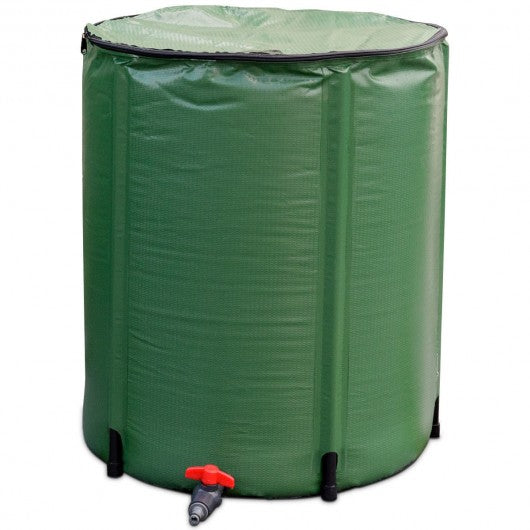 60 Gallon Portable Collapsible Rain Barrel Water Collector