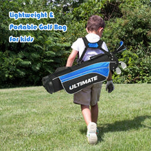 Charger l&#39;image dans la galerie, Set of 5 Ultimate 31&quot; Portable Junior Complete Golf Club Set for Kids Age 8+ -Blue