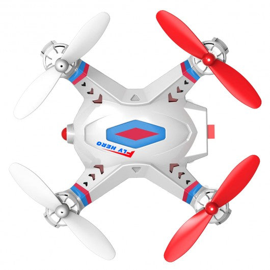 FINECO FX-2 2.4Ghz 5CH Mini Remote Control RC Quadcopter UFO New-White