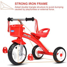 Charger l&#39;image dans la galerie, Kids Tricycle Rider with Adjustable Seat-Red