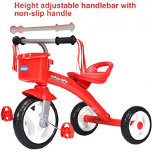 Charger l&#39;image dans la galerie, Kids Tricycle Rider with Adjustable Seat-Red