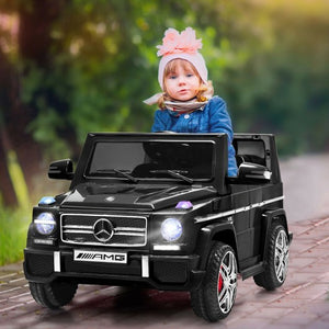 Mercedes Benz G65 Licensed Remote Control Kids Riding Car-Black