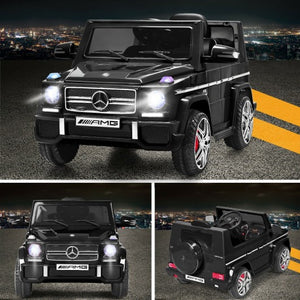 Mercedes Benz G65 Licensed Remote Control Kids Riding Car-Black