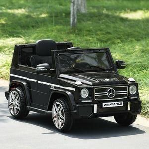 Mercedes Benz G65 Licensed Remote Control Kids Riding Car-Black