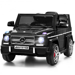 Mercedes Benz G65 Licensed Remote Control Kids Riding Car-Black