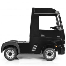 Charger l&#39;image dans la galerie, 12 V Mercedes Benz Actros Electric Kids Ride on Truck with Remote Control and MP3-Black