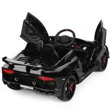 Charger l&#39;image dans la galerie, 12 V Licensed Lamborghini SVJ RC Kids Ride On Car with Trunk and Music-Black