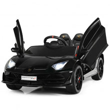 Charger l&#39;image dans la galerie, 12 V Licensed Lamborghini SVJ RC Kids Ride On Car with Trunk and Music-Black