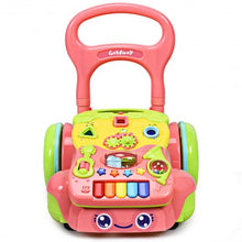 Charger l&#39;image dans la galerie, Early Development Toys for Baby Sit-to-Stand Learning Walker-Pink