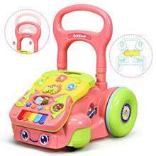 Cargar imagen en el visor de la galería, Early Development Toys for Baby Sit-to-Stand Learning Walker-Pink