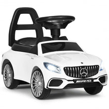 Cargar imagen en el visor de la galería, Licensed Mercedes Benz Kids Ride On Push Car-White