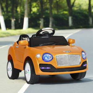 6V Kids Ride on Car RC Remote Control with MP3-Golden