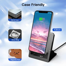 Charger l&#39;image dans la galerie, BLZK QI 15W Fast Charge Wireless Charger For iPhone 8 11 11Pro X XS for Samsung Buds For Airpods Pro Charger Stand Dock