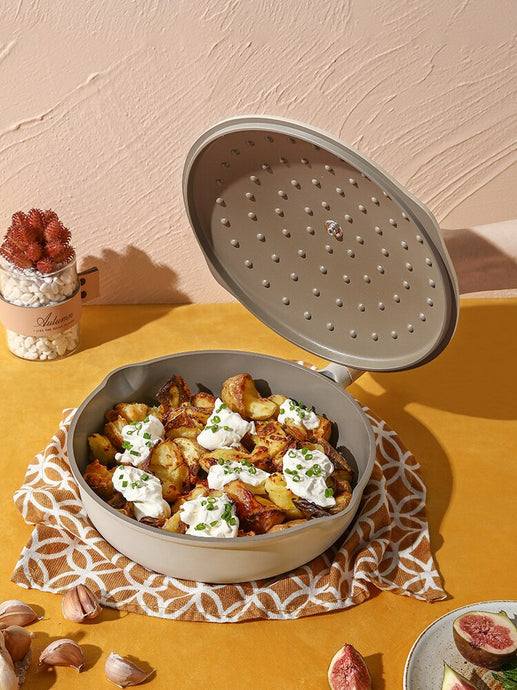 Poêle à frire domestique antiadhésive, poêle multifonction, cuisinière à induction, cuisinière à gaz, mignonnes casseroles - AliExpress