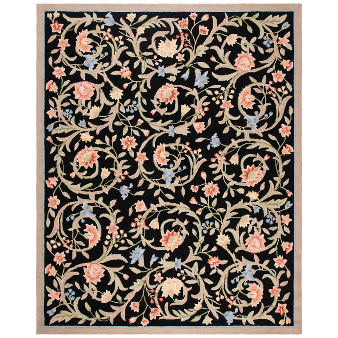 SAFAVIEH Handmade Chelsea Hali French Country Floral Scroll Wool Rug