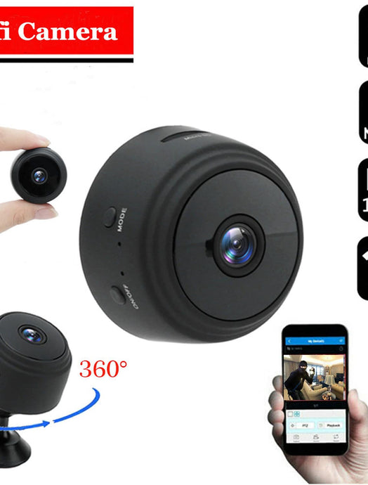 a9 mini camera 1080p ip camera ir night magnétique sans fil voix vidéo surveillance wifi smart home security camera with safe détection de mouvement fonction d'alarme vision nocturne infrarouge #8571044