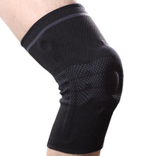 Cargar imagen en el visor de la galería, Veidoorn 1 pcs Knee Patella Protector Brace Silicone Spring Knee Pad Basketball Running Compression Knee support Sleeve